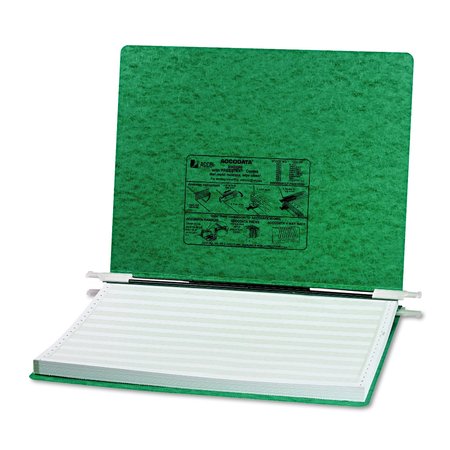 ACCO 6" Binder with Hooks 14-7/8"x11", Green A7054076A